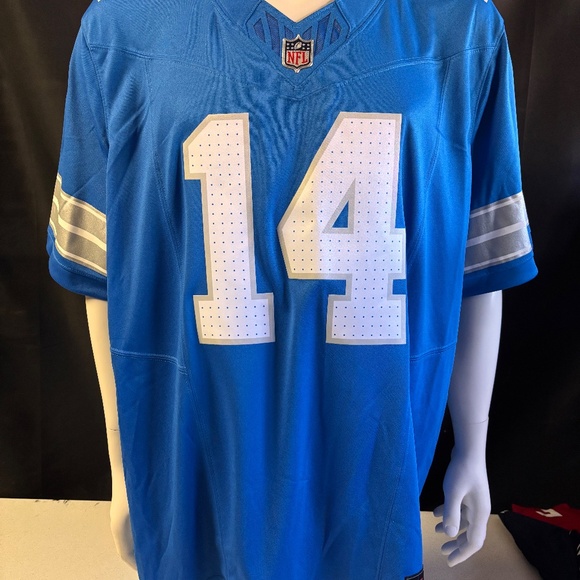 New mens 2XL authentic Nike Detroit Lions Amon Ra St Brown football jersey - Picture 2 of 8